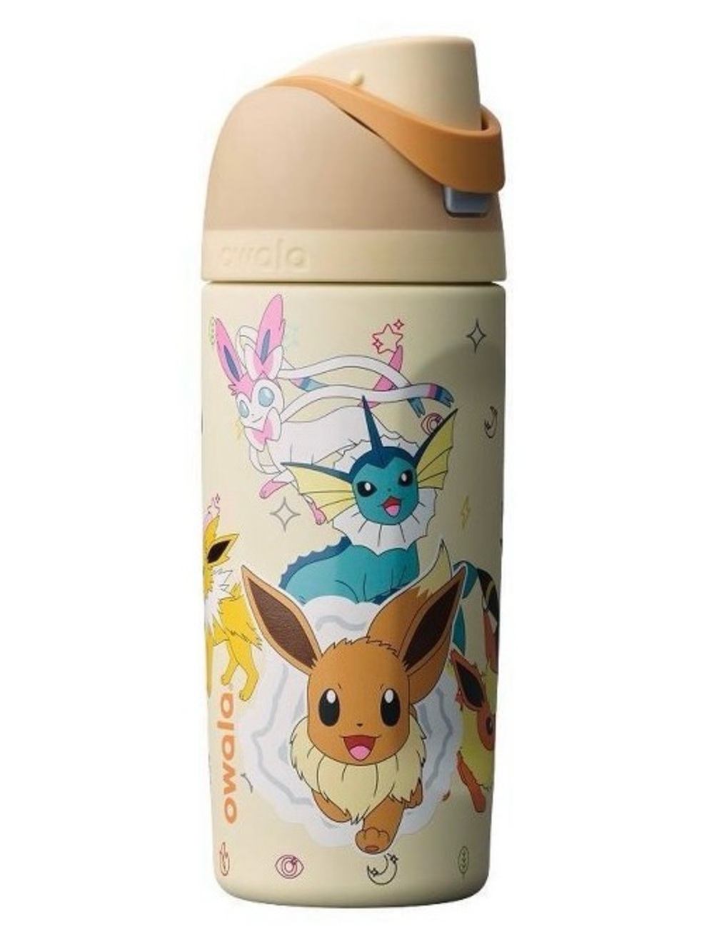 Pokémon Owala Eevee Evolutions Stainless Steel Water Bottle 16 oz. NEW